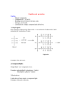 Lipids and proteins Lipids: