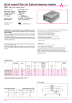 dU/dt output Filters for 3