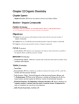 Chapter 22 Organic Chemistry