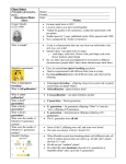 Mendelian Genetics Class Notes