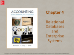 Relational Databases and Enterprise Systems