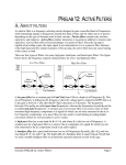 PRELAB 12: ACTIVE FILTERS