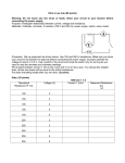 Ohm’s Law Lab (60 points)