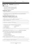 Section 19-1   Bacteria