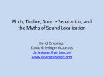 Pitch, Timbre, Source Separation, and the Myths