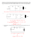 In Problems 1 and 2, find the Thévenin and Norton equivalent