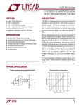 Constant Current Source and Temperature Sensor