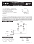 75 VOLT 5 AMP MOSFET H-BRIDGE PWM MOTOR DRIVER