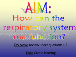 Disorders - Resp.system