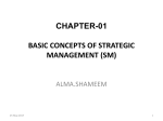 basic concepts of strategic management (sm)