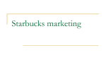 Starbucks marketing - Turismo