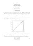 Physics 115/242 Least squares fitting.