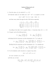 Analysis Homework #4 Solutions 1. 2.