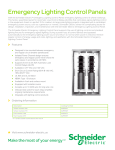 Emergency Lighting Control Panels