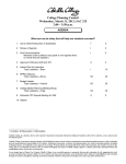 College Planning Council Wednesday, March 21, 2012; SAC 225 AGENDA