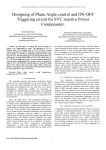 Designing of Phase Angle control and ON-OFF Triggering