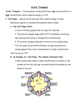 Active Transport