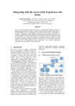 Integrating with the Access Grid: Experiences and Issues Chris Greenhalgh , Alex Irune