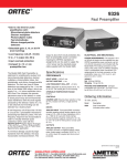 9326 Fast Preamplifier