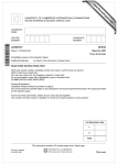 www.XtremePapers.com UNIVERSITY OF CAMBRIDGE INTERNATIONAL EXAMINATIONS General Certificate of Education Ordinary Level 5070/03