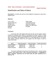 Esterification and Odors of Esters