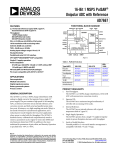 16-Bit 1 MSPS PulSAR Unipolar ADC with Reference AD7667