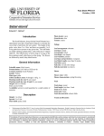 Sabal etonia Introduction October, 1999 Fact Sheet FPS-517