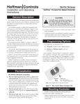 706-FFS(TB) - Hoffman Controls