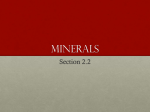 Minerals