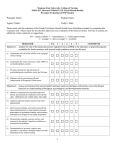 Montana State University, College of Nursing Preceptor Evaluation of DNP Student