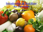 Introduction to Nutrition