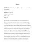 ABSTRACT  DISSERTATION: STUDENT: