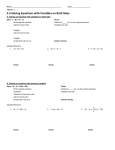 3.4 Solving Equations with Variables on Both Sides