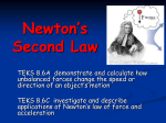 Newton`s Second Law