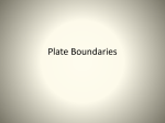 Plate Boundaries