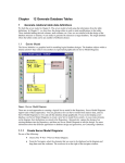 Chapter 12 Generate Database Tables