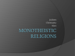 Monotheistic Religions