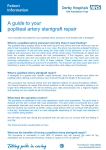 A guide to your popliteal artery stentgraft repair