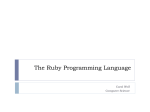 The Ruby Programming Language