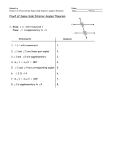 Proof of Same-Side Interior Angles Theorem