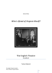 Who`s Afraid of Virginia Woolf? The English Theatre