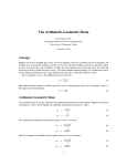 The Arithmetic-Geometric Mean