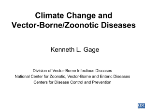 Climate Change and Vector-Borne/Zoonotic Diseases