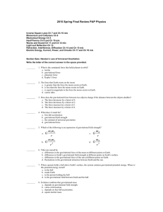 2015 Spring Final Review with answers