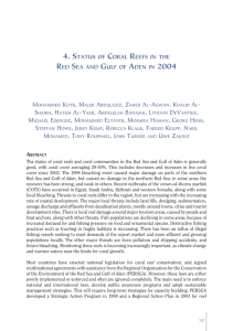 Status of coral reefs in the Red Sea and Gulf of Aden in 2004 (PDF