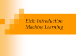 Introduction to Machine Learning