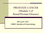 PROSTATE CANCER