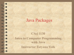 Java Packages