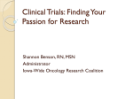 Clinical Trials: Finding Your Passion for Research