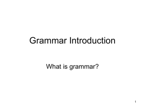 Clause elements S,V,O,C,A